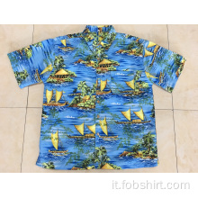 Camicia da spiaggia hawaiana da uomo